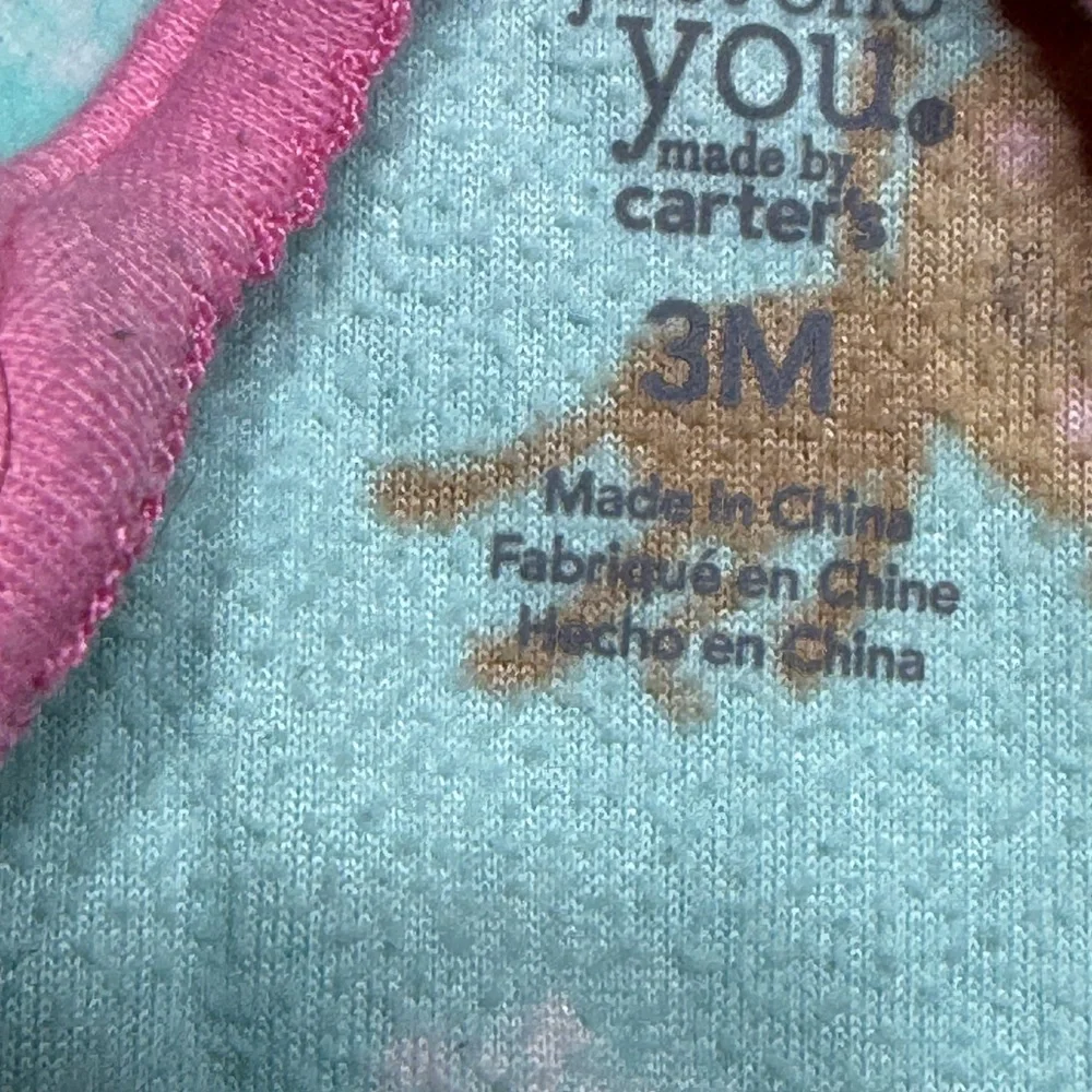 Carter’s | Baby Girl Fleece Footie Pajamas Bundle | 3M